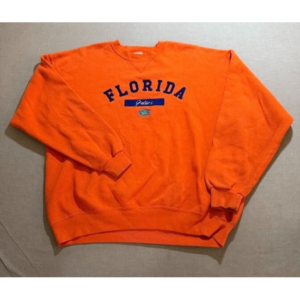 Vintage Florida Gators M. J. SOFFE‎ Sweatshirt Mens XL Orange Long Sleeve.
